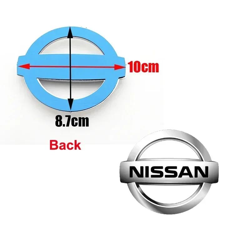 New Car Front Rear Logo Silver Emblem Nissan Qashqai X-Trail Kicks Juke Leaf Micra Patrol Maxima Murano Altima Teana Versa L
