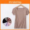 Elegant Summer Short Sleeves Tops Sexy Women Basic Tees Cropped T-shirt Blouse