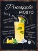 Metal Tin Signs Mojito Cocktail Wall Decoration Plaque Vintage Art Poster Iron Painting for Man  Home Cafe Game Room Club Bar