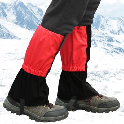 1 Paar Schneestiefel-Beingamaschen, verschleißfest, wasserdicht, verstellbar, für Herren und Damen, Stiefelgamaschen, Beinschützer für Camping, Wandern