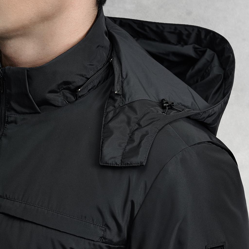 Fila Classic Simple Comfortable Versatile Lightweight Down Jacket Men Outerwear Deep-Black A11M545951FBK