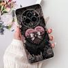 For Realme 14 Pro 14Pro+ Elegant Floral Cat Printed Phone Case For Realme 14 Pro Plus 14Pro 5G Soft Silicone TPU Cases