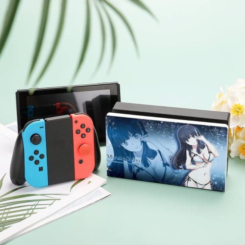 Switch Base Case, The Irregular at Magic High School: Visitor Arc, Shiba Miyuki Swimsuit, Anime Pattern, PC Material, Durable, Full Protection, Scratc