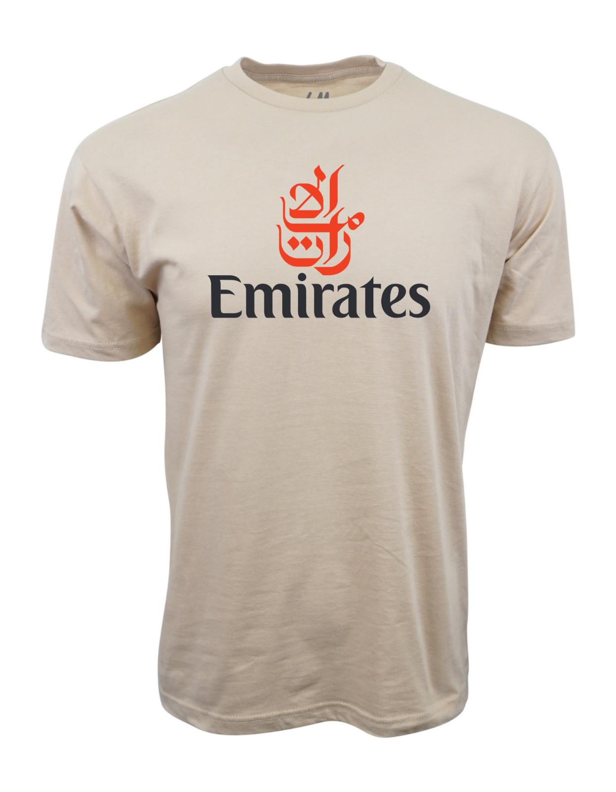 EMIRATES AIRLINES GRAPHIC T SHIRT L