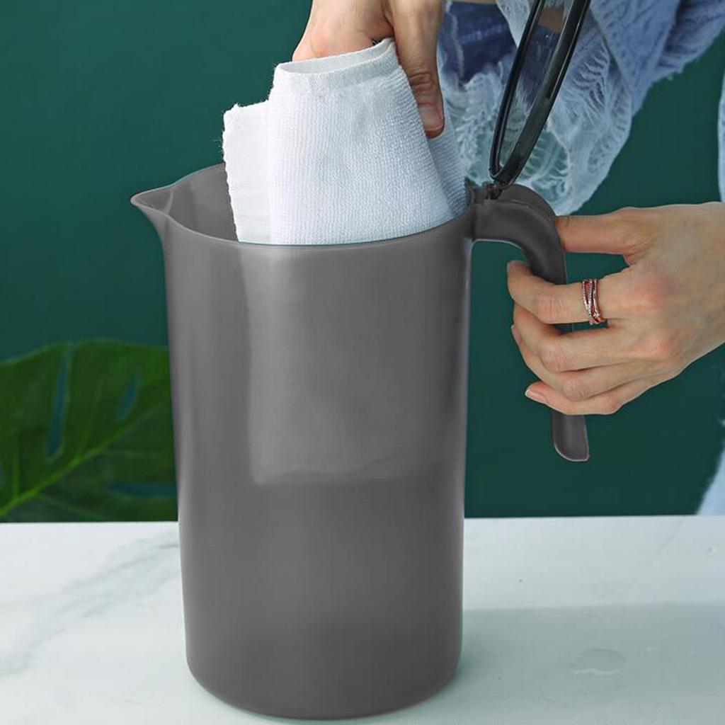 2.0 Liter Water Jug Pitcher with Scale Easy To Fill Mix Drinks Container Heat Resistant Water Jar with Lid Tea Kettle for Picnic
