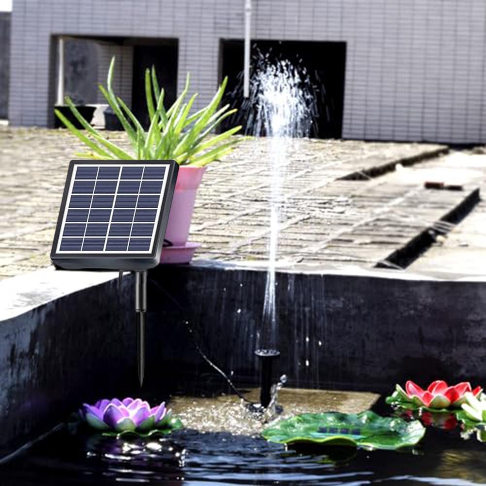 

5 Nozzle Solar Fountain Pump Kit Environmentally Friendly Water Feature for Small Ponds and Garden Ornamentation China Mainland