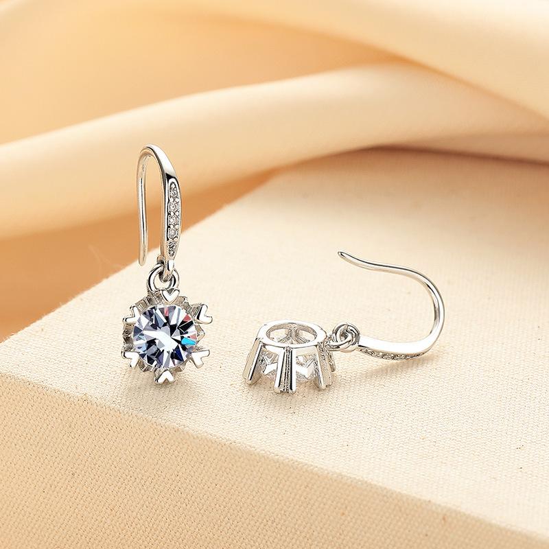 Snowflake Earrings, Women's Jewelry