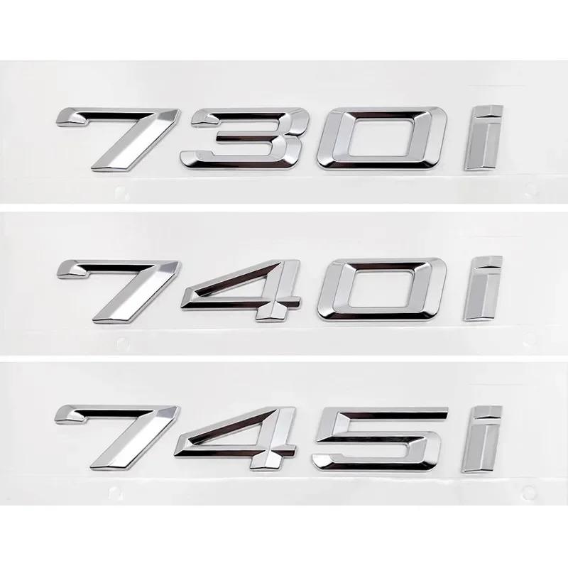 3D For BMW E63 E64 E66 E67 F12 F13 640i 645i 650i 730i 740i 745i 750i 760i Car Tail Letter Emblem Rear Trunk Logo Sticker Decal AJ4