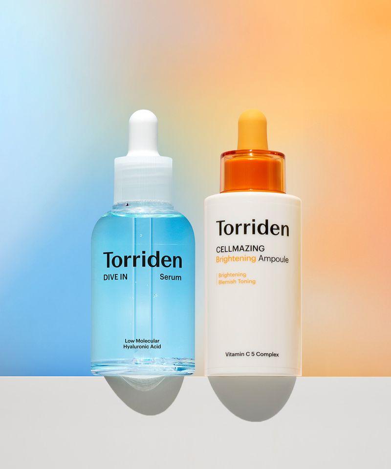 [2-Piece Set] Dive-in Low Molecular Hyaluronic Acid Serum 50ml + Cellmazing Vita-C Brightening Ampoule 30ml