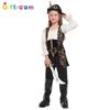 Caribbean Pirate Festive Themed Costume For Girls Available In Multiple Sizes And Colors