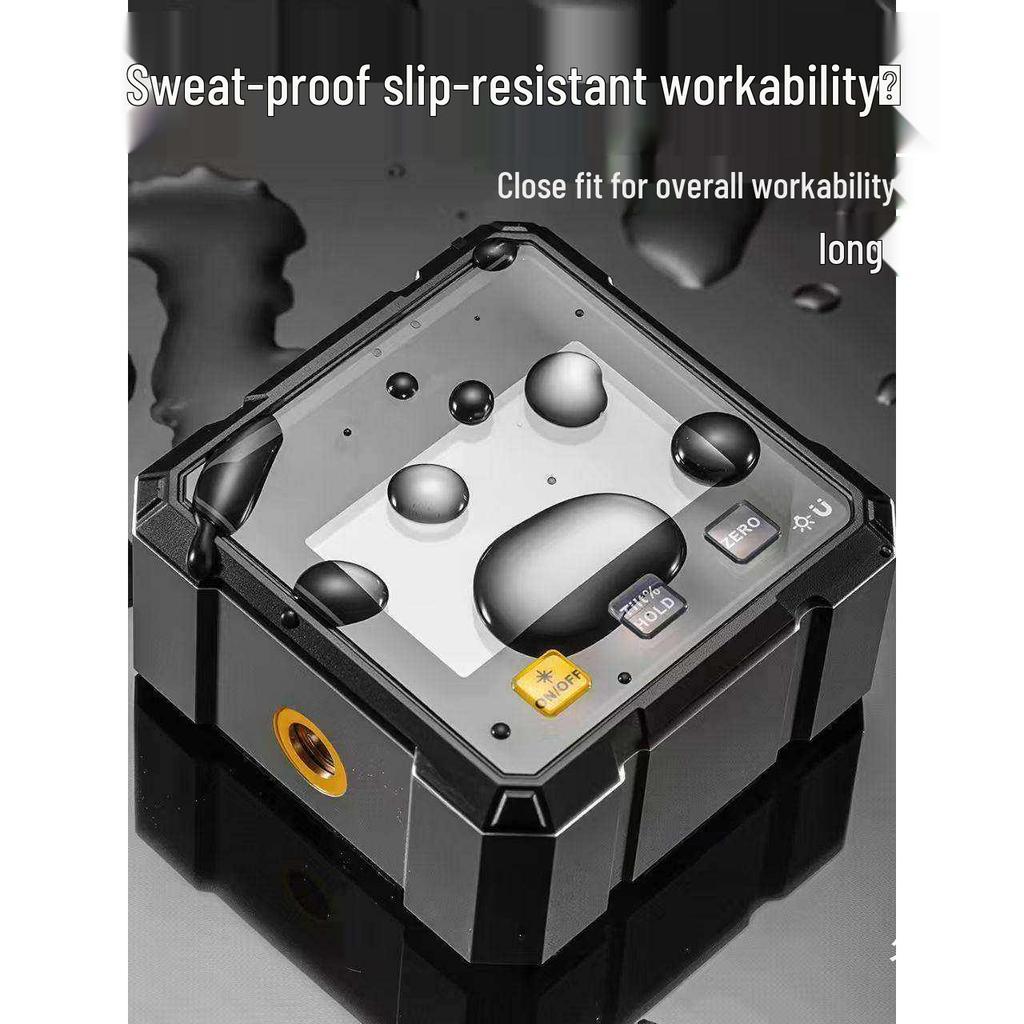 High-Precision Digital Inclinometer with Magnetic Laser Level and Multifunctional Slope Measurement