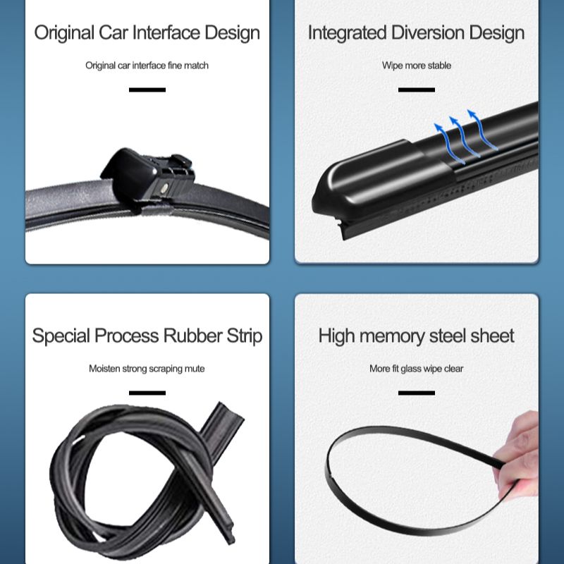 Car Front Wiper Blade For Range Rover Evoque L551 2018    2022 Windscreen Windshield Accessories Window Brushes