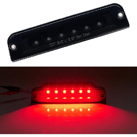 Third 3Rd Brake Light LED For 2014-2018 Chevy Silverado/GMC Sierra 1500 2500HD 3500HD, High Mount Rear Brake Lights Assembly, Waterproof Center Cab