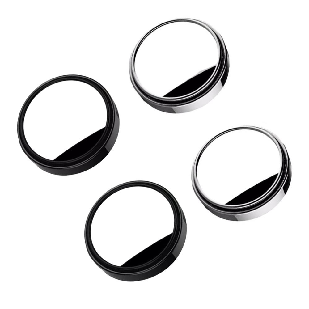 2Pcs Car Reverse Blind Spot Mirrors Auxiliary Rearview Convex Mirror Wide Angle Mirrors For Car Round HD Rearview Parking Mirror