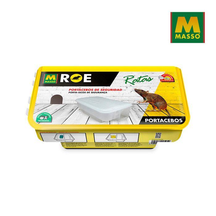 Roe 231318 - KVM SWITCH - Rat Bait Station Transparent 23 X 12.2 X 7.3 Cm