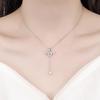 Cupid's Heart Necklace for Women's Niche Love Collarbone Sweater Chain New Style Inlaid Luxury High-end