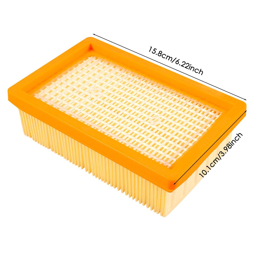A34R Vacuum Cleaner Filter Replacement For KARCHER Flat-Pleated MV4 MV5 MV6 WD4 WD5 WD6 P PREMIUM WD5