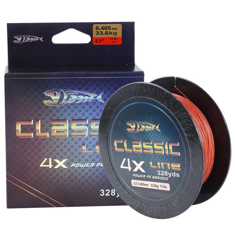 100 M Fishing Wire for All Fishing PE Braided Wire Fishing Line 4 Stands 10-80LB  for Carp Bass