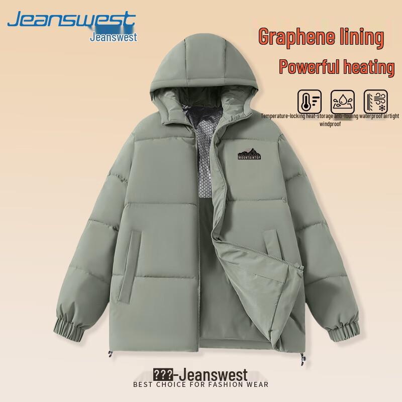 Мужская зимняя куртка Jeanswest с графеновым флисом и утеплителем 2XL