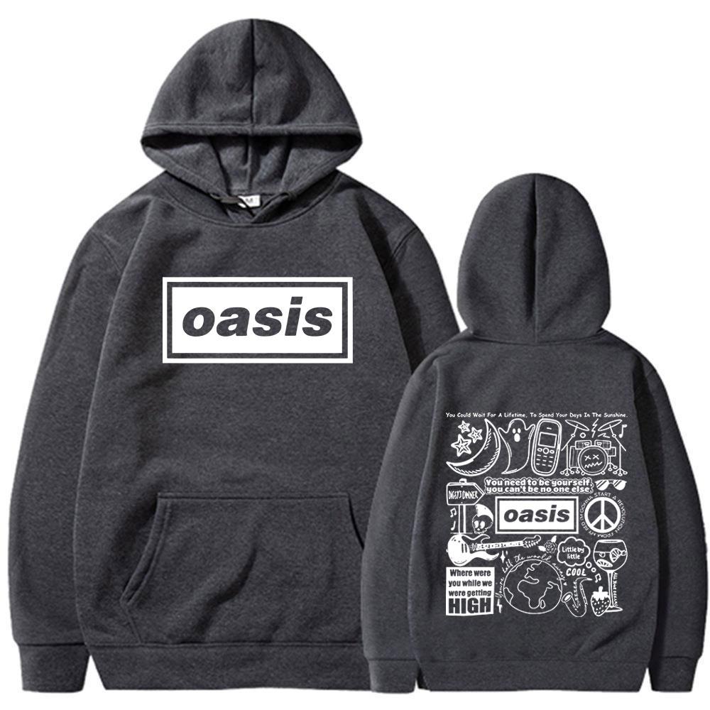 British Rock Live 25 Tour Hoodies Fashion Gothic Vintage Oversized Sweatshirt Men's Women Long Sleeve Pullovers