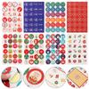 Self Adhesive Multi-Function Packaging Labels Advent Calendar Number Christmas Label Paper Sticker