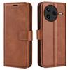 For Xiaomi Redmi K80 5G Stand Case Anti-Scratch Calf Texture Leather Phone Cover