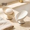 Modern Soap Container Lotus Leaf Dish Holder, Self Draining Box, Elegant Nordic Style Decorative Container, for Home Bathroom Countertop Durable Saver