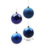 24 Pieces Christmas Tree Ornaments Shatterproof Hanging Xmas Balls for Outdoor Decor