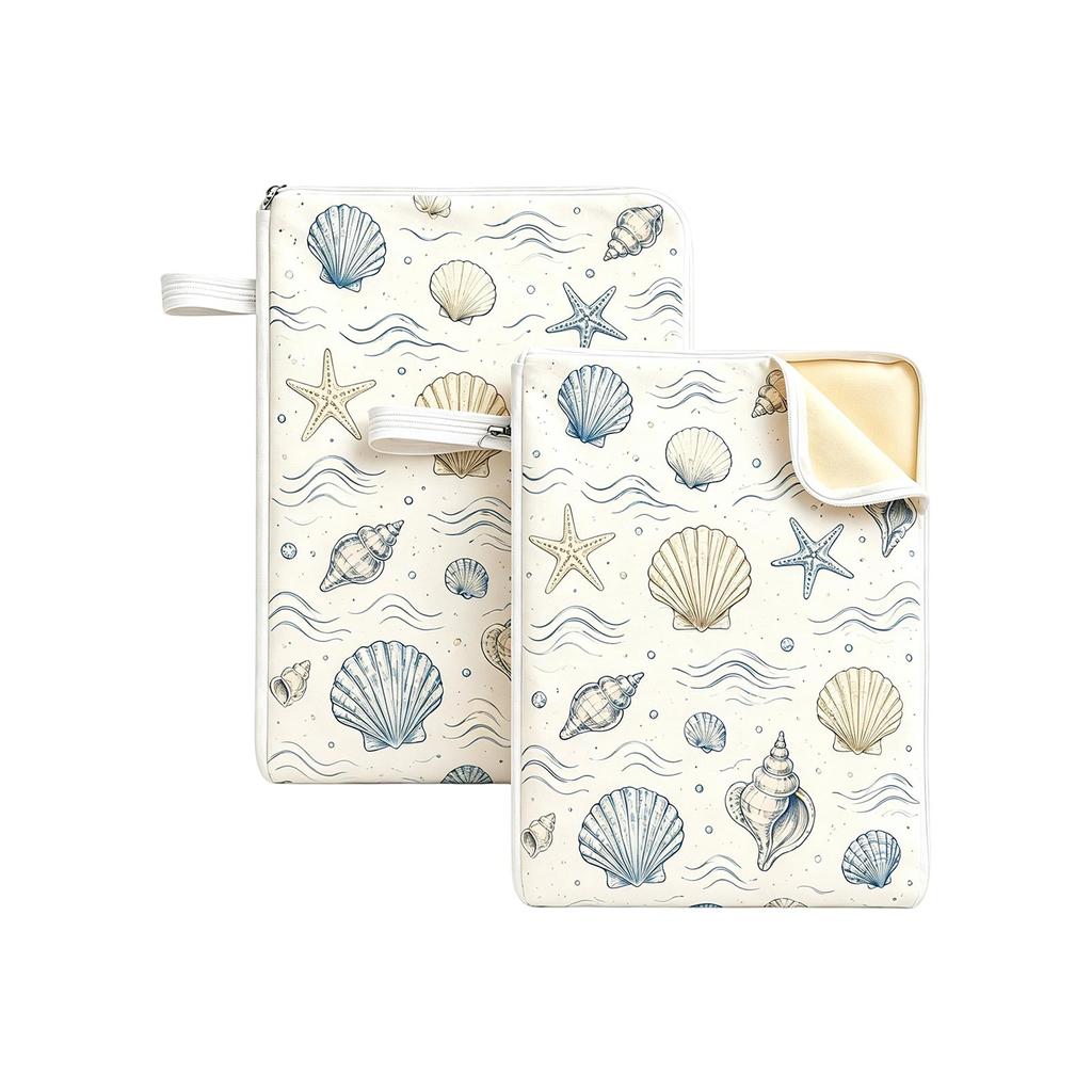 Beeswax Bread Bag with L-Shaped Zipper for Bread Storage