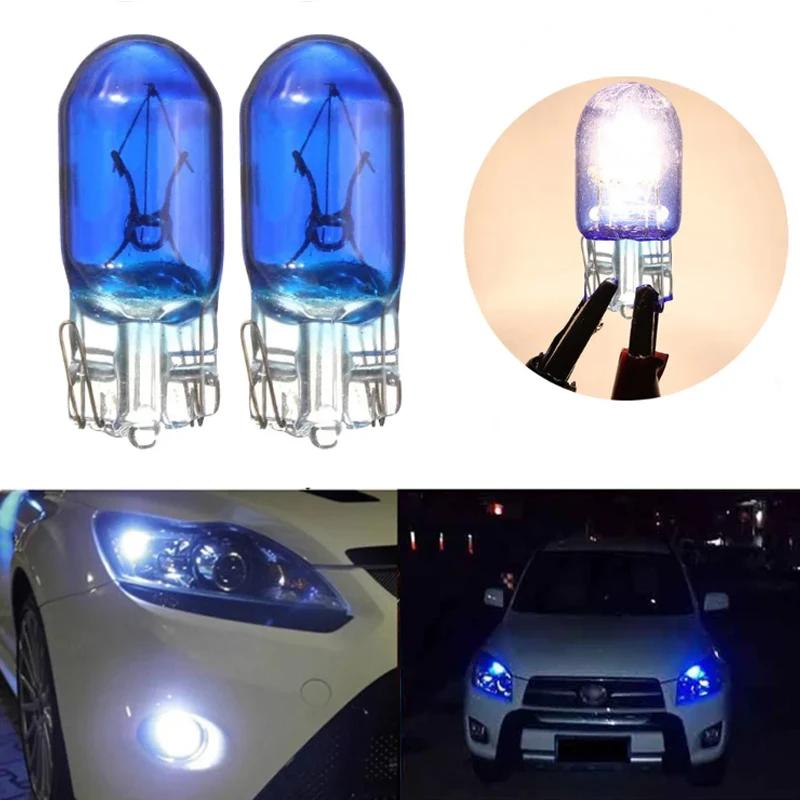 10Pcs Automotive T5 Halogen Bulb Single & Dual Filament Amber Bulb 12V 1.2W Brake/Signal/Licence Plate Light Auto Accessories