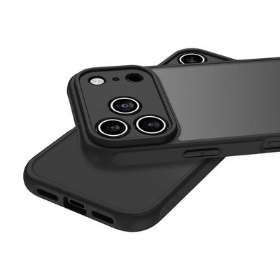 Luxury Matte Clear Armor Shockproof Case For iPhone 17 Air 16E 15 14 13 12 11 16 Pro Max Plus Silicone Bumper Hard PC Back Cover