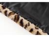 2024 Fall/Winter Faux Fur Leopard Print Mid-Length Coat