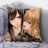 Yuzu and Mei Citrus Anime Girl  Home Sofa Cushion Covers and Aecorative Custom Pillow Covers
