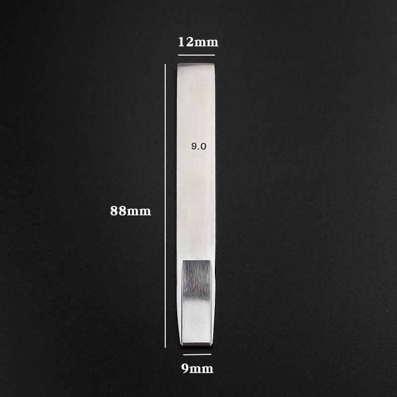 High Hardness White Steel Leather Weaving Awl with U-Shaped Ear for DIY Handmade Leather Goods