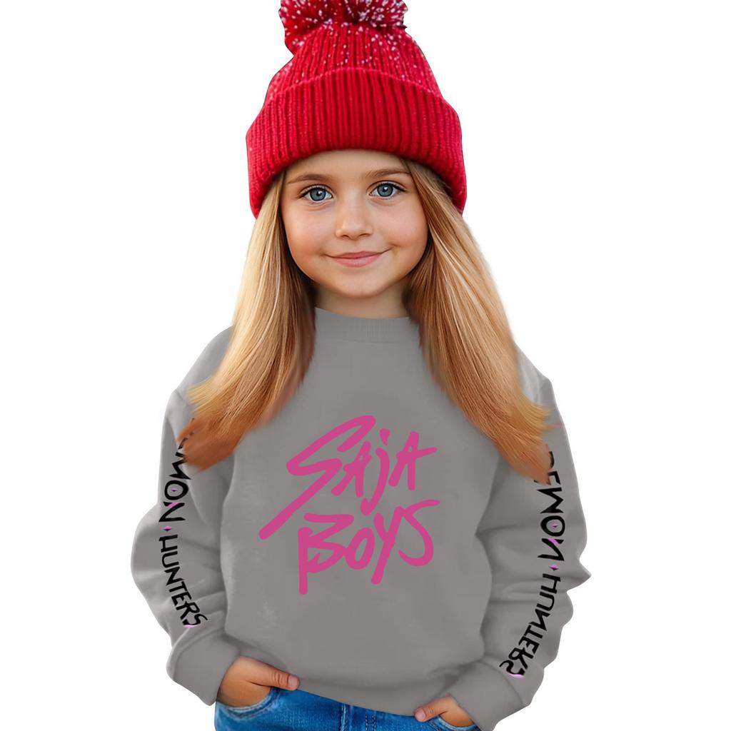 Kids Sweatshirt Boys Girls Crewneck Sports Sweatshirt Casual Pullover Sweatshirt Sports Shirt