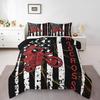 Erosebridal Teens Dirt Bike Comforter Set Twin Size, Motocross Rider Down Comforter for Kids Boys Adult Men, Motorbike Extreme Sport Bedding