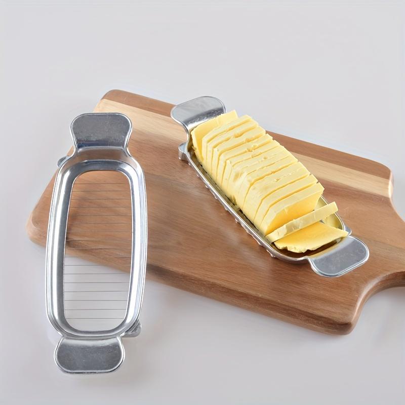 Cheese Slicer with Ergonomic Handle Multi-Functional Kitchen Tool for Uniform Slicing of Butter, Cheese, and Fruits Butter Slicer