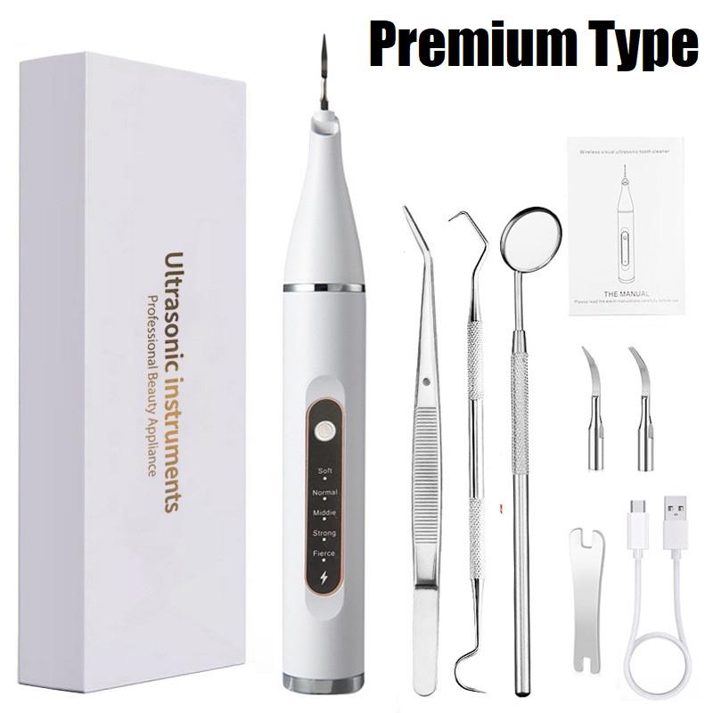 5 Modes Ultrasonic Electric Tooth Cleaner Dental Scaler Calculus Remover Teeth Whitening Tartar Plaque Stain Cleaning Tool