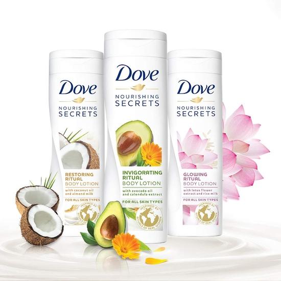 Dove Essential Nourishment Body Lotion, 400 Ml (Invigorating Ritual)