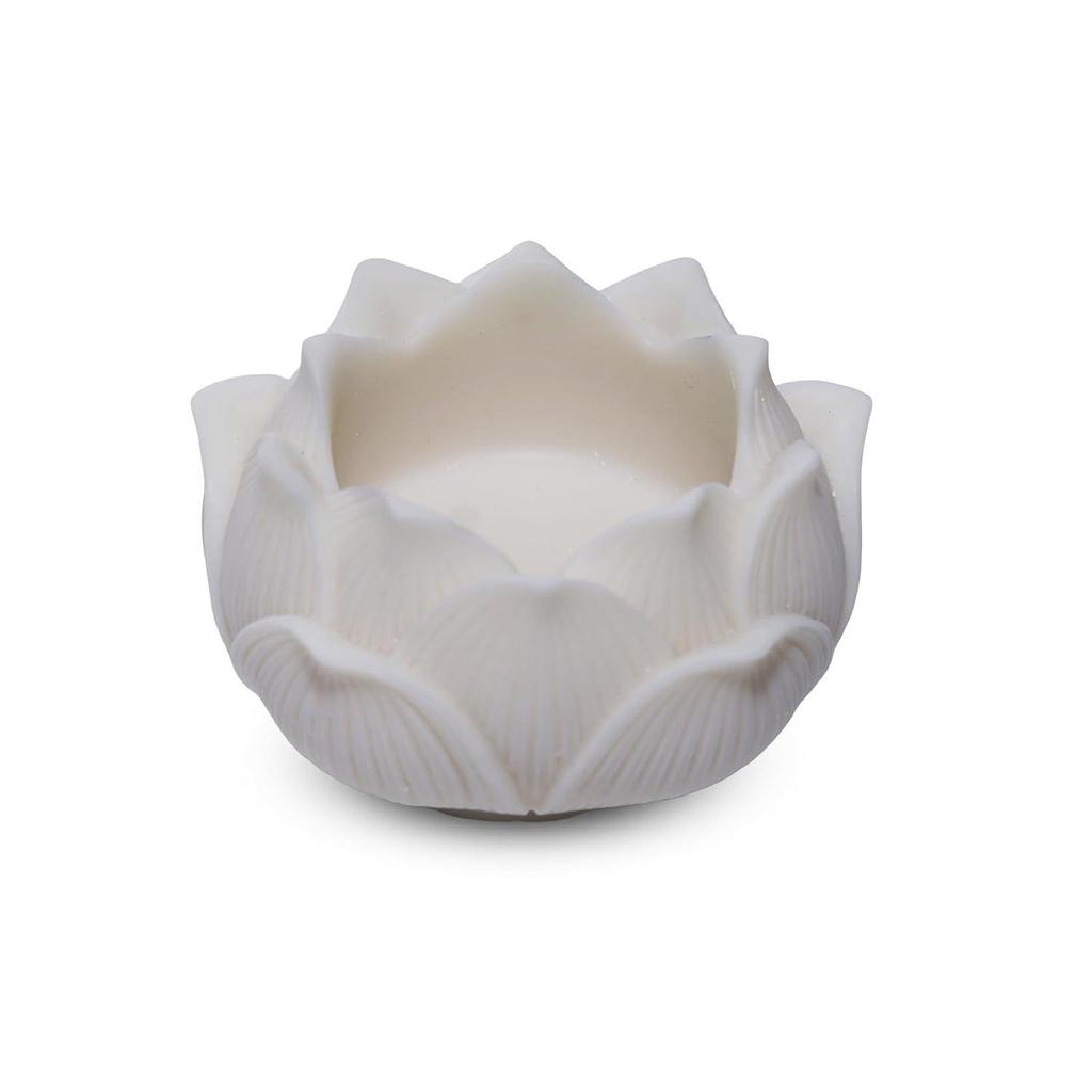 Statue de Lotus Bébé Bouddha pour Espaces Tranquilles, Idéale pour la Décoration de la Maison, du Bureau et du Tableau de Bord de Voiture (Blanc, Pack de 1), Marbre, Statue de Bouddha