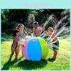Kids Inflatable Water Spray Ball Fun Outdoor Garden Toy For Summer Playtime
