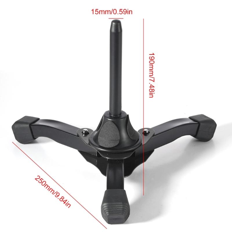 Flute Clarinet Stand Foldable Portable Tripod Holder Stand Flute Clarinet Oboe Soprano Saxophone Wind Instrument Base