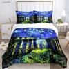 Van Gogh Kunst Niedlich Kawaii Bequemer Bettbezug Steppdecke Kissenbezug Bettwäscheset Kinder Schlafzimmer Dekoration Heimtextil