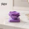 Stable Base Rose Ornament Flower Ornament, Non-Slip Compact 3D Printed Realistic Decor Durable PLA Creative Artwork, for Home Office Bathroom
