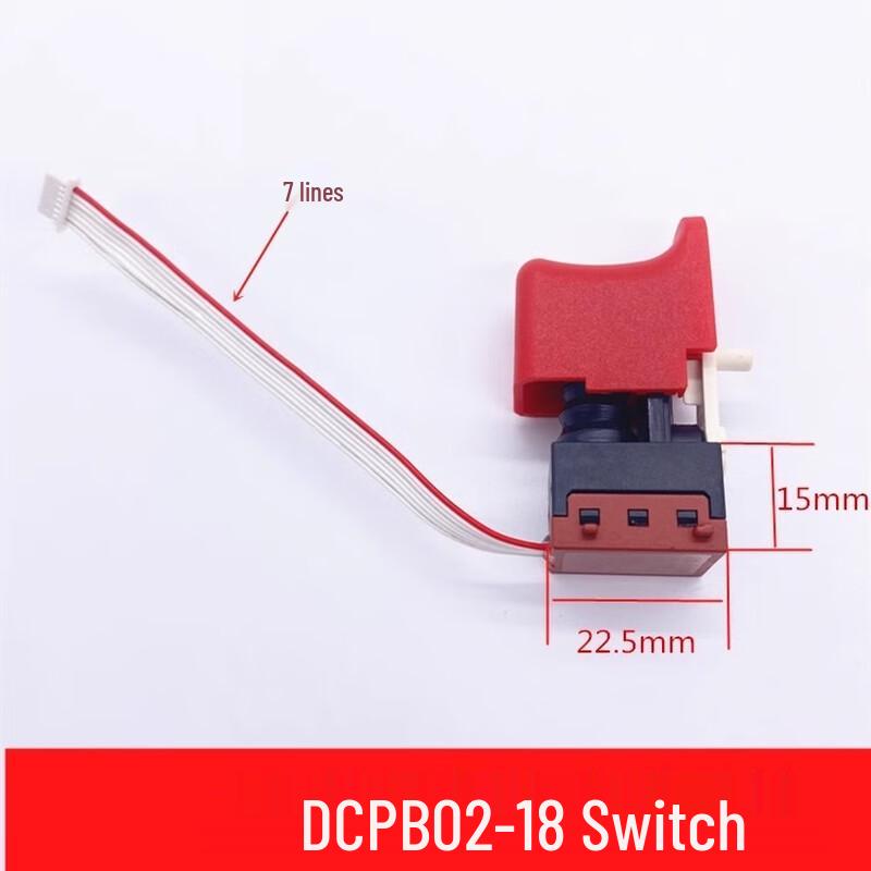 

OIMG Electric Wrench Switch for DCPB02-18 CN plug (adapter included)