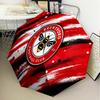 Brentford Football Club Logo Automatic Folding Umbrella - 8-Rib Travel Umbrella with Auto Open/Close & Portable Gifts for holidays or birthdays