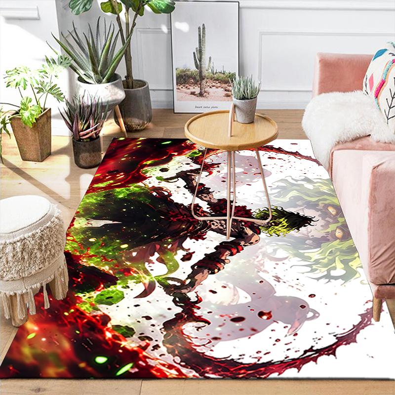 1Pc Vibrant Warrior Reflection Rug, Office Carpet Indoor Outdoor Doormat, Non-Slip, Comfortable, Living, Christmas Halloween,  Xmas Gift S1889