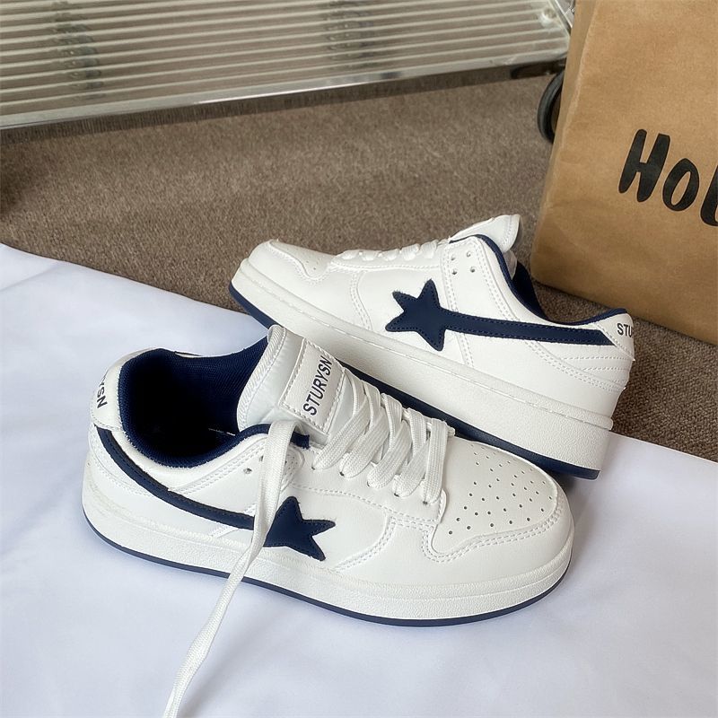 Hongkong-Stil Nischen-Star Farbpassende Board-Schuhe Damen Ins Studenten Vielseitige Freizeit Herbst Neue Modelle