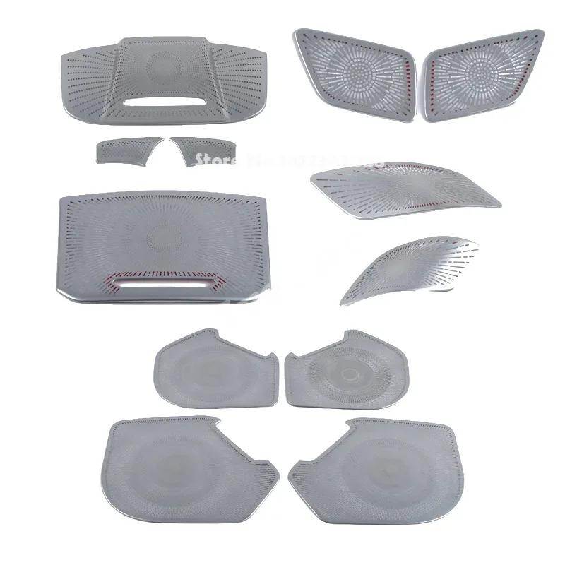 For Haval Jolion    Front Door Handle Speaker Center Control water Storage Box Air AC Vent Decor horn Cover Trim