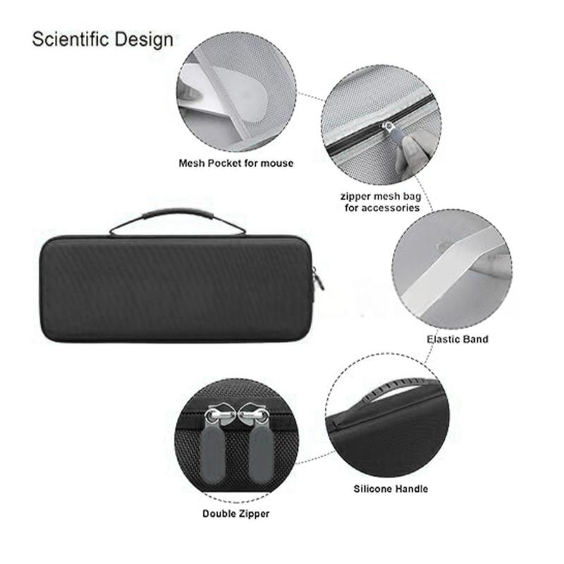 Hard Protective Carrying Case Keyboards Storage Box Bag for keys Mechanical Keyboards and Mouse